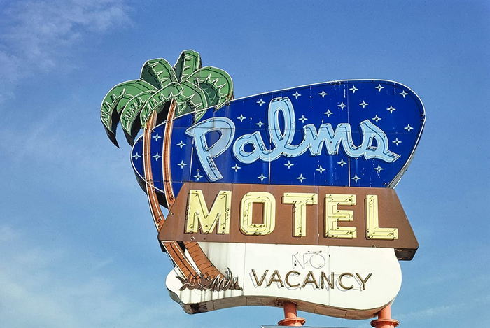 Palms Motel - Vintage Photo